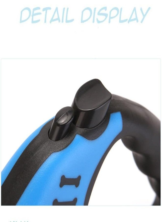 KLIVE Automatic -Retractable- Dog Belt Strong Tangle-Free Handle Puppy Pet Lead for Small and Medium (Color : Blue, Size : 5m) - Image 4